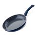 Tasty Ocean Blue braadpan met antiaanbaklaag, 28 cm, van gerecycled aluminium met keramische antiaanbaklaag, soft-touch-handgreep, voor alle warmtebronnen, inclusief inductie, PFAS-vrij, blauw/grijs