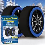 Goodyear Calze da Neve Star Gripper Omologate Italia EN 16662-1:2020 Due Catene da Neve in Tessuto per Auto, Snow Sock Taglia L, per R14 - R20