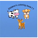 Children's coloring book11: Coloring pictures suitable for kids to learn and practice basic coloring skills