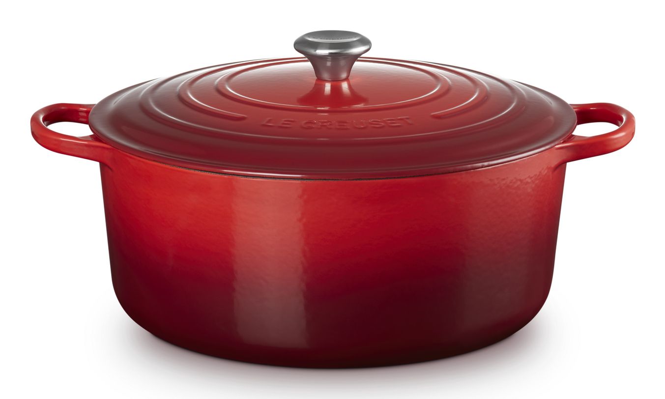 Le Creuset Signature Braadpan - Ø34 cm - Kersenrood - 12 Liter