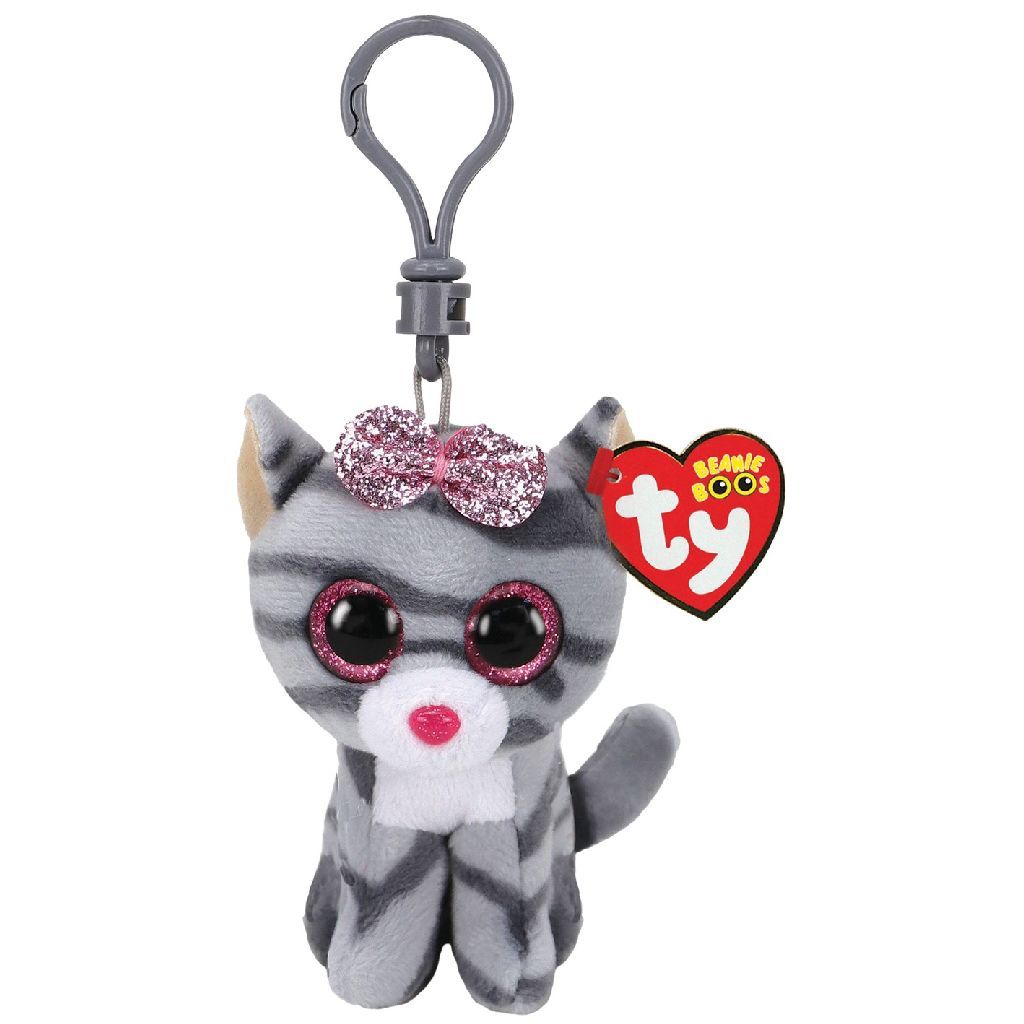 TY Beanie Boo's Clip Kiki Cat 7cm - Knuffel
