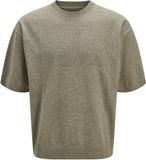 JACK&JONES JWHBRADFORT KNIT CREW NECK SS SN Heren Gebreide truien M Beige