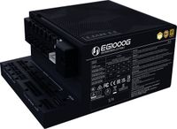 Lian Li Edge Gold 1000W + Hub - Voeding ATX12V 3.1 - 80 Plus Gold - 1000 Watt - Modulair - Actieve PFC - PCIe 5.1 - L-vormig ontwerp - zwart