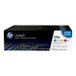 HP 125A tonercartridges, multipack, cyaan, geel, magenta, origineel, 3-pack, geschikt voor Color LaserJet CM1312, CP1215, CP1515