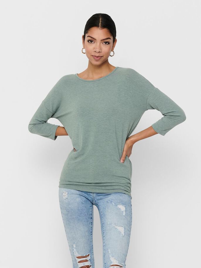 ONLY ONLGLAMOUR Top - Green - Size S