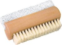Croll & Denecke Nagelborstel van hout met natuurlijke piksteen