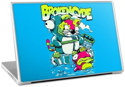 MusicSkins MS-BROK40010 - Laptop Skin - Apple MacBook, MacBook Pro, MacBook Air & PC Laptop - Multi