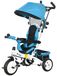 HOMCOM Tricycle 6-en-1 avec barre de poussée, tricycle pour enfants avec auvent amovible