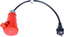 Akyga AK-SC-E06 kabel-connector CEE 5-pin Zwart, Rood
