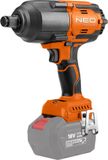 NEO TOOLS Clé à chocs sans batterie 18V