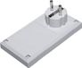 TRU COMPONENTS ESU 1200 E/CEE Stekkerbehuizing 125 x 67 x 50 Polycarbonaat, ABS Lichtgrijs 1 stuk(s)