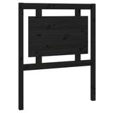 vidaXL Hoofdeind & Voeteind Noir Bois de pin 805x40x1000 mm