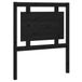 vidaXL Hoofdeind & Voeteind Noir Bois de pin 805x40x1000 mm