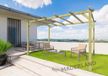Pergola autoportante en bois - modèle BARCELONA - 420 x 300 cm