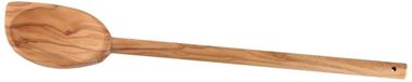 Fackelmann Kooklepel puntig 30 cm OLIVE, houten lepel, design keukenhulp van olijfhout, robuust en met een onmiskenbare nerf (kleur: bruin), hoeveelheid: 1 stuk