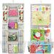 Simple Houseware Dubbelzijdige hangende cadeauverpakking organizer opbergzakken, (set van 1)