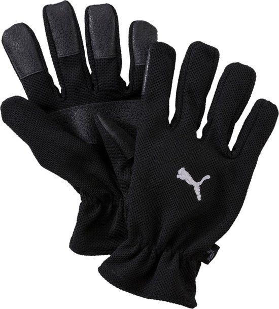 Puma Winter Players Handschoenen - Unisex - Zwart/Wit/Grijs - Maat 4