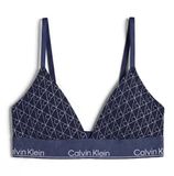 Calvin Klein BH Katoen/Modal Blauw/Wit Maat M