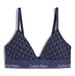 Calvin Klein BH Katoen/Modal Blauw/Wit Maat M