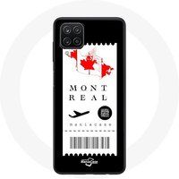 Maniacase Etui voor Samsung Galaxy A12 Air ticket Montreal