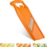 Börner Mandoline | Ideale wafel- en rimpelsnijder | 3 snijdiktes | BPA-vrij en Roestvrij | Oranje