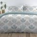 Dreams & Drapes Emily - Easy Care Dekbedovertrek Set - 3 stuks, Tweepersoonsbed in Duck Egg