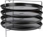 Zenker Set de cuisson pour pizza - 5 pièces - Ø 28,5 cm - Noir