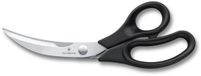 Victorinox Professionele Pluimveeschaar, Zeevruchtenschaar, Keukenschaar, 25 cm, Roestvrij staal, Extra scherpe messen, Robuuste kunststof handgreep