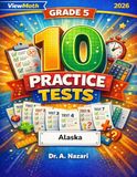 10 Arizona 10 Arizona AASA Grade 5 Math Practice Tests: The Ultimate Test Prep Collection with Answer Explanations