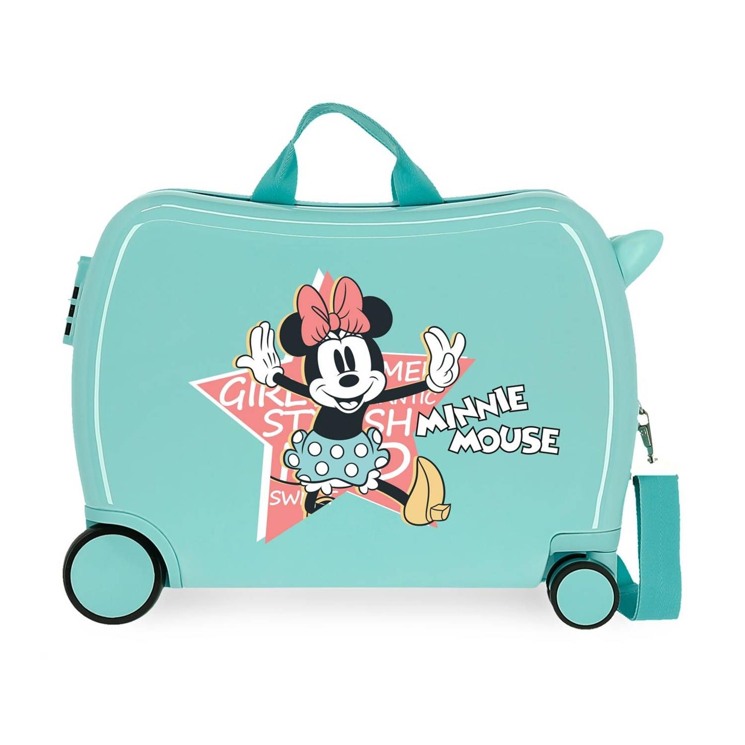 Disney Minnie Mouse Meisjes ABS Rol Zitten Koffer Thats Easy 50x38x20 - 8435578362632