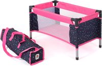 Bayer Chic 2000 Poppen Reisbed Confetti Pink