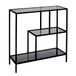 HOME DECO FACTORY - HD0083 – rek Edison rookglas, 80 x 30 x 79,5 cm