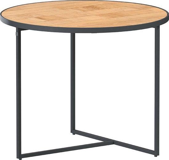 4 Seasons Outdoor Strada Lounge Table Ø55 cm - Natural Teak