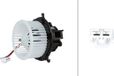HELLA Ventilateur d'habitacle, 12V, 240W, 2 pôles, convient entre autres pour OPEL ASTRA