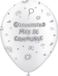 Folat Communie ballonnen - 8 stuks - parelwit - 30 cm