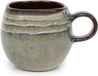 Markenlos Bol Espressokopjes-set - Keramisch, blauw, met oor, ovenbestendig, 6 stuks