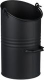 Relaxdays Kolenkit - 12 liter - Metaal - Zwart
