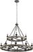 Kichler LED Kroonluchter | 15X E14 Max 60W | Dimbaar | Weathered Zinc