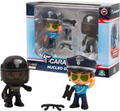 Giochi Preziosi Carabinieri – Set van 2 mini-actiehelden, 7 cm hoog, beweegbaar, met gewoon uniform en 1 beweegbare brigade, inclusief accessoires, voor kinderen vanaf 4 jaar