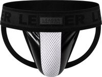 Merkloos / Sans marque LEADER FETISH Brut Jockstrap White - MAAT S