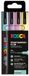 Posca Uni POSCA marqueur peinture PC-3M | 1 | 5 mm | étui de 4 pièces en couleurs pastel assorties