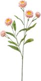 Emerald - Kunstbloem Strobloem 70cm Roze