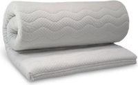 Merkloos Topdekmatras - Topper - Comfortschuim SG40 - Bamboo - Op Maat - 160x100 - 8 cm