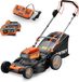 FUXTEC Autotracté Batterie grasmaaier 40V (2X20V) - FX-E2RM46 - 46cm