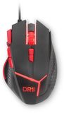 Merkloos Gaming muis met kabel - 4200 DPI - Zwart - 5 verwijderbare gewichten - 9 knoppen