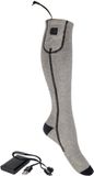 HKM sports HKM Sokken met verwarming - Keep Warm - maat 39-42 grijs/zwart
