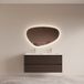 Boss & Wessing BWS Badmeubelset Riga met Asia Wastafel Wit 120 cm Bruin Eiken