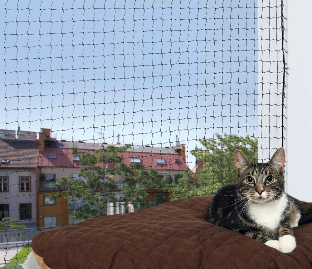 TRIXIE Protective Net - Zwart - 300 x 200 cm