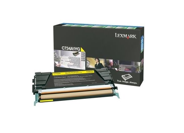 Lexmark C73x/X73x Gele Tonercartridge - 6000 Pagina's - Compatibel met C734/C736/X734/X736/X738
