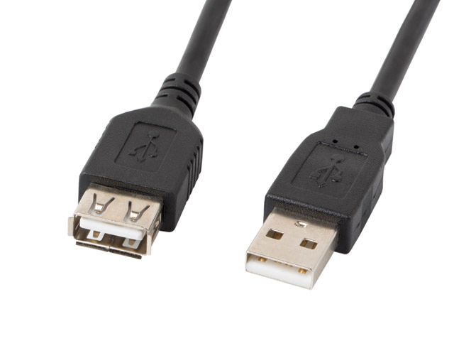 Lanberg CA-USBE-10CC-0007-BK USB-kabel 0,7 m Zwart